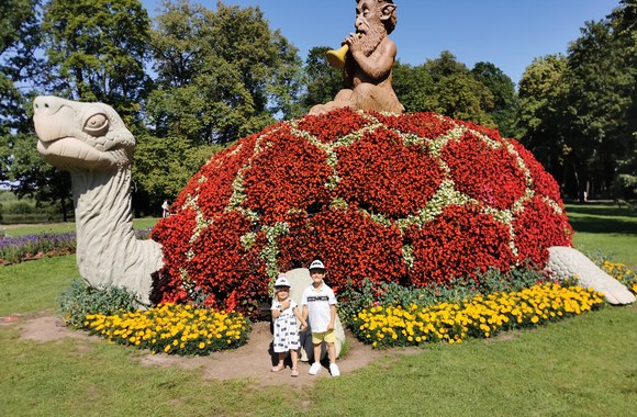 Nerijaus ir Agnės Juškų šeimos savaitgalis Pakruojo dvare / Asmeninio archyvo nuotr.