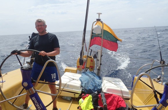 G. Piragius yra „Ambersail“ įgulos narys/Asmeninio archyvo nuotr.