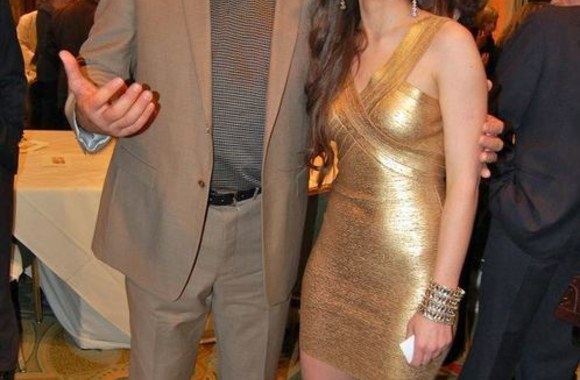 Evelina Anusauskaitė su Šarūnu Marčiulioniu