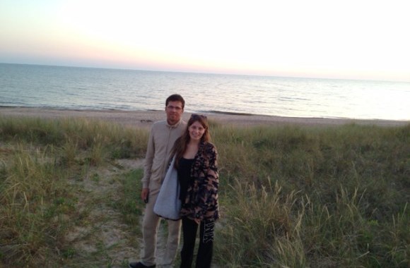 Vygintas Kaikaris su dukra Kriste