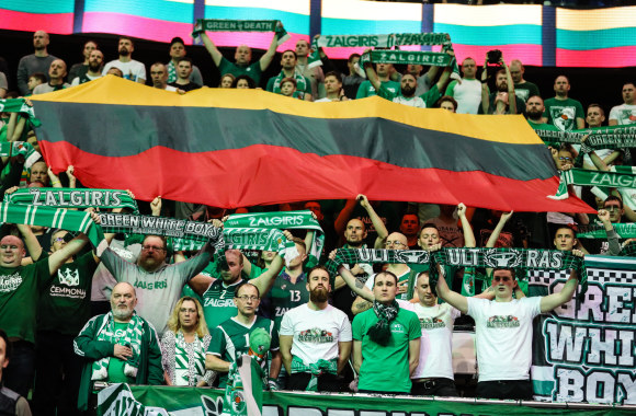 Kauno „Žalgirio“ ir Maskvos „Chimki“ rungtynės/ Teodoro Biliūno „ŽMONĖS Foto“ nuotr.