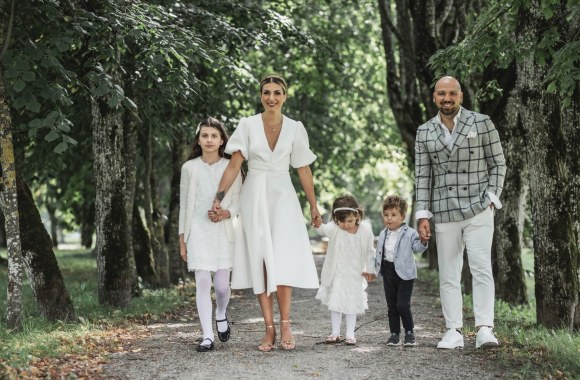 Remigijaus Žiogo dukterėčios Augustės Barboros krikštynos/ „Kemel photography“ nuotr.