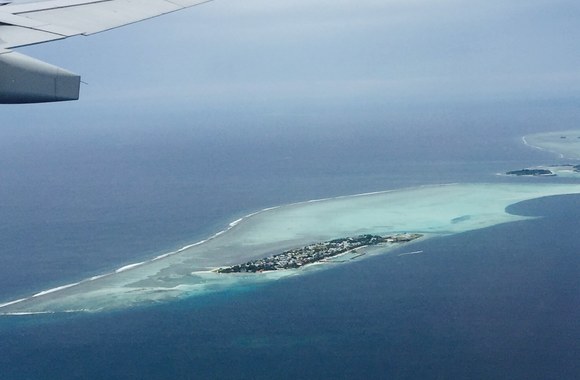 Atostogų Maldyvuose akimirka