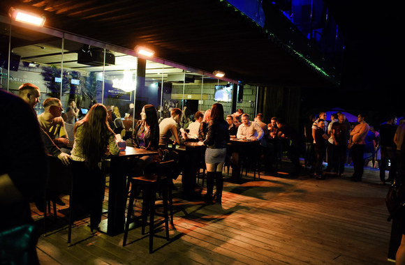 Vakarėlio naktiniame klube „Taboo“ akimirka