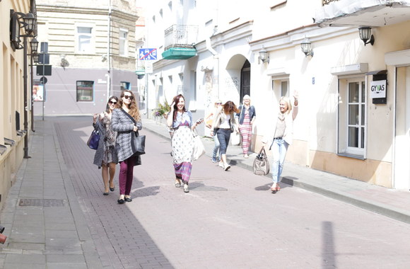 Diletos Meškaitės megvakario akimirka