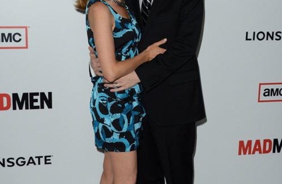 Aaronas Statonas su žmona Connie Fletcher