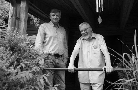 Filmo „Mr. Landsbergis. Sugriauti blogio imperiją“ kūrimo akimirka / P.Baltino nuotr.