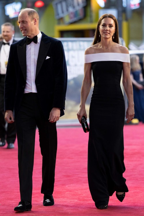 Kate Middleton ir princas Williamas filmo „Asai. Maverikas“ premjeroje / Scanpix nuotr.