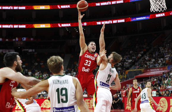 Lietuvos vyrų krepšinio rinktinės rungtynės su Kanada/Scanpix nuotr.