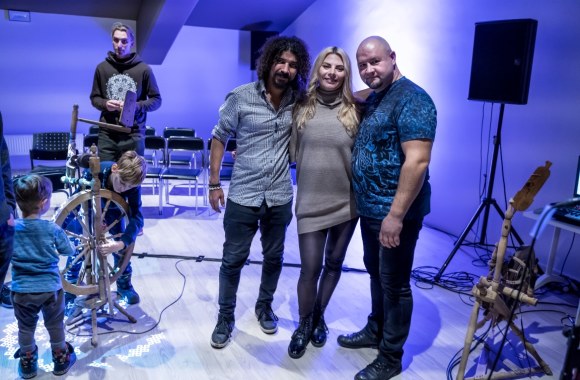 Klaipėdoje suskambėjo elektroninės sutartinės/Nerijaus Jankausko nuotr.