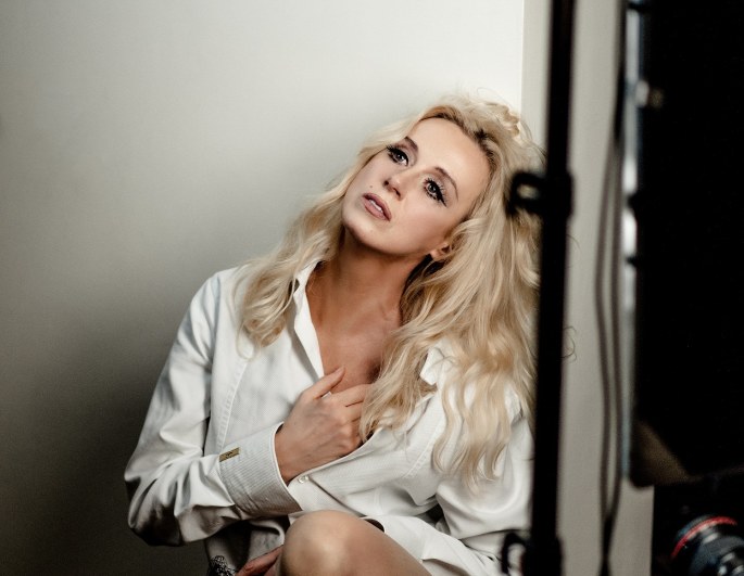 Aurelija Tamulytė nusifilmavo muzikiniame vaizdo klipe / L. Tamošiūno nuotr.