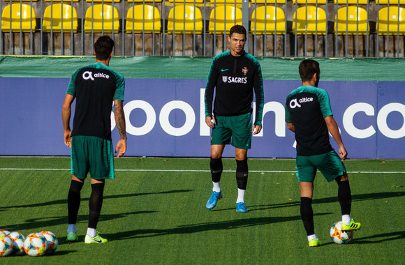 Portugalijos rinktinės treniruotė LFF stadione/ Pauliaus Peleckio nuotr.
