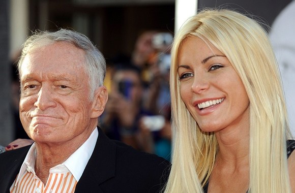 Hugh Hefneris ir Crystal Harris