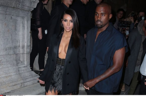 Kim Kardashian ir Kanye Westas