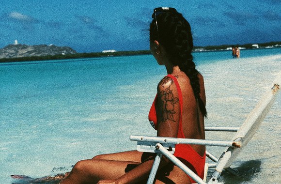 Sofio Gelašvili atostogos Karibuose