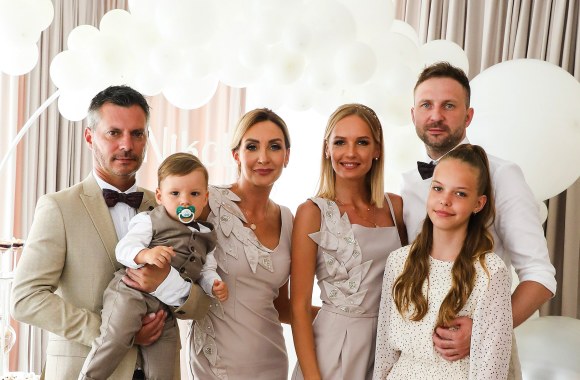 Gerdos ir Andriaus Žemaičių sūnaus Nikolo krikštynos / Vaido Grudžio nuotr.