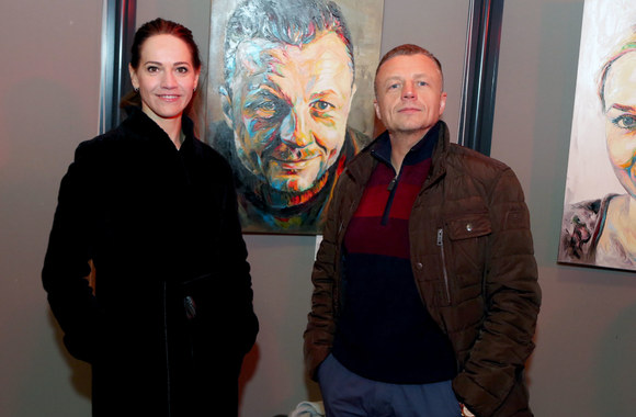 Gediminas Juodeika su bičiule Erika