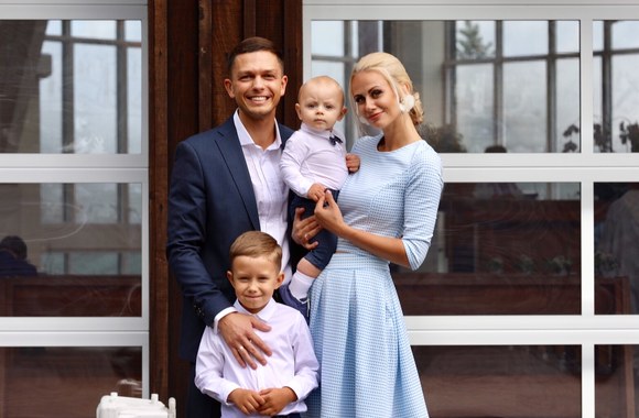 Deivido Basčio sūnaus krikštynos