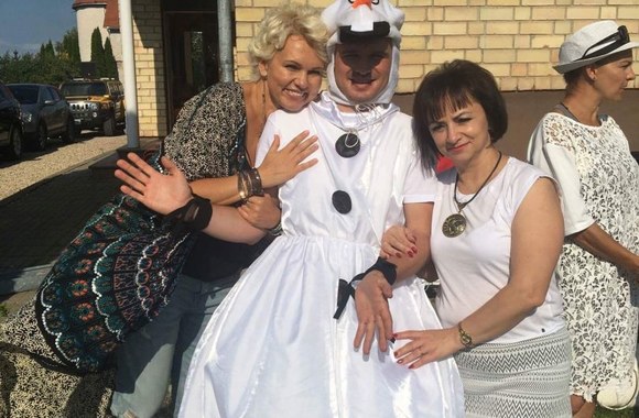 Inetos ir Ąžuolo Žvagulių dukros krikštynų akimirka