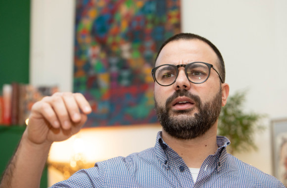 Gian Luca Demarco pristatė pirmąją savo knygą/Irmanto Gelūno/„ŽMONĖS Foto“ nuotr.