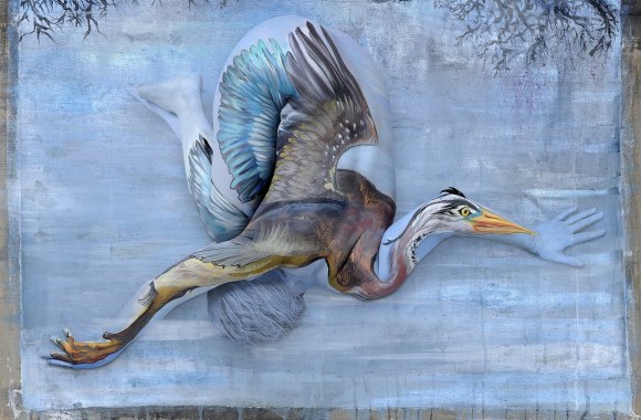 Shannon Holt piešinys ant nuogo kūno