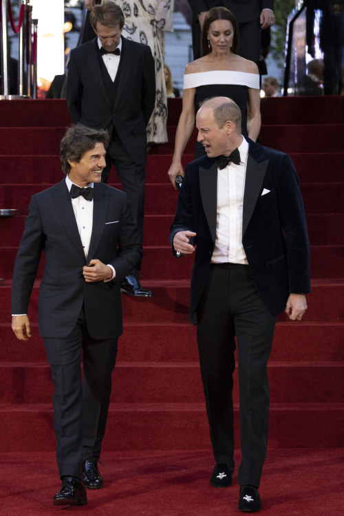 Princas Williamas ir Tomas Cruise'as filmo „Asai. Maverikas“ premjeroje / Scanpix nuotr.