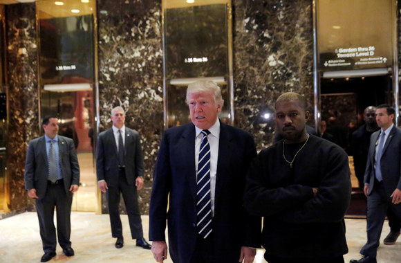 Kanye Westas ir Donaldas Trumpas
