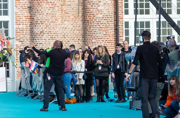 Incidentas „Eurovizijos“ atidaryme / Luko Balandžio / BNS nuotr.