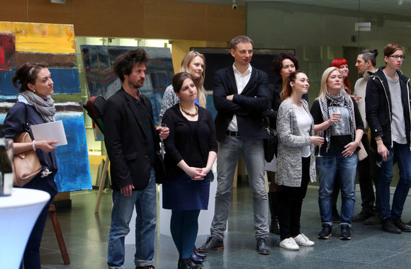 Parodos atidarymo akimirka