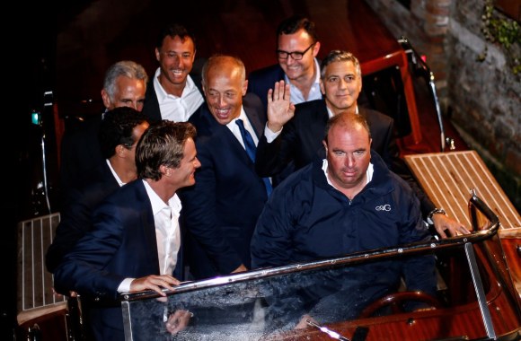 George'o Clooney bernvakaris Venecijoje