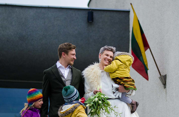 Monikos Juškevičiūtės ir Karolio Laurinavičiaus vestuvių akimirka