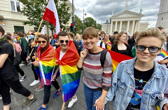 LGBT eitynės už lygybę Vilniuje / BNS nuotr.