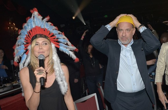 Heidi Klum ir Tomas Hanksas