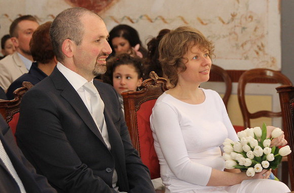 Nicola Zicari ir Eglė Digrytė savo vestuvių dieną