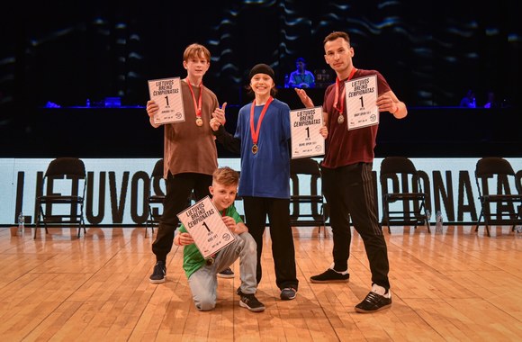 2021 m. Lietuvos breiko čempionai / Pauliaus Židonio nuotr.