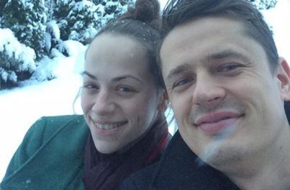 Ineta Puzaraitė-Žvagulienė su vyru Ąžuolu