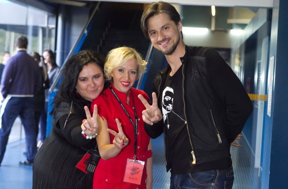 Agneta Gabalytė, Elena Puidokaitė-Atlanta (centre) ir Vytautas Rumšas jaunesnysis