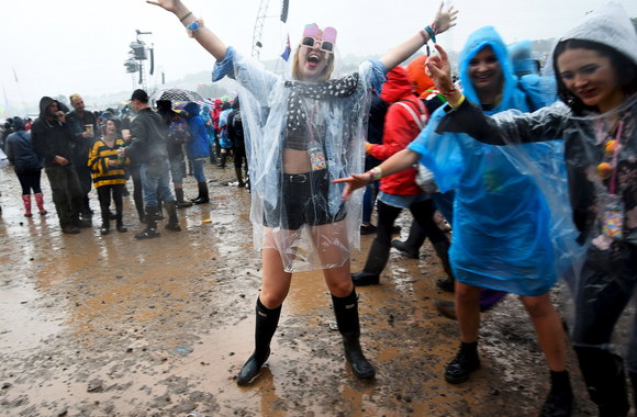 Festivalio „Glastonbury“ lankytojų stilius