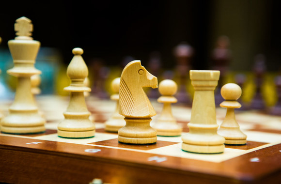 Šachmatų dvikovos akimirka