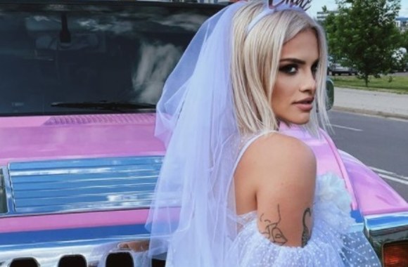 Marija Grabštaitė švenčia mergvakarį / Socialinių tinklų nuotr.