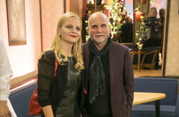 Gedvydas Vainauskas su žmona Liuminata