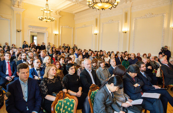 Paskelbtas 2019 metų Tolerancijos žmogus ir įteikta trečioji Leonido Donskio premija/Teodoro Biliūno/„ŽMONĖS Foto“ nuotr.