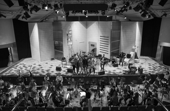 Lino Adomaičio repeticijos akimirka