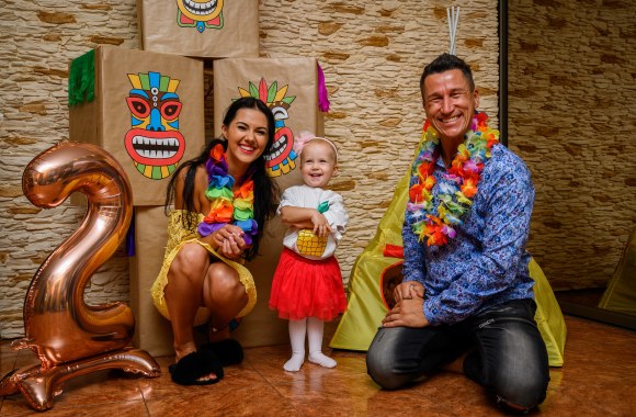 Sauliaus Skambino ir Živilės Barzdaitytės dukros gimtadienis / Loretos Kondratės nuotr.