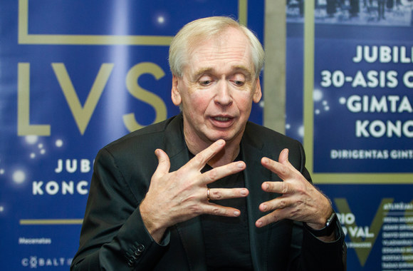 Lietuvos valstybinio simfoninio orkestro spaudos konferencija / Irmanto Gelūno nuotr.