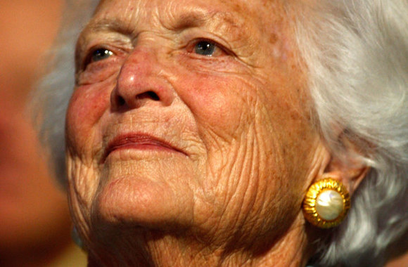 Balandžio 17 d. mirė buvusi JAV pirmoji ponia Barbara Bush