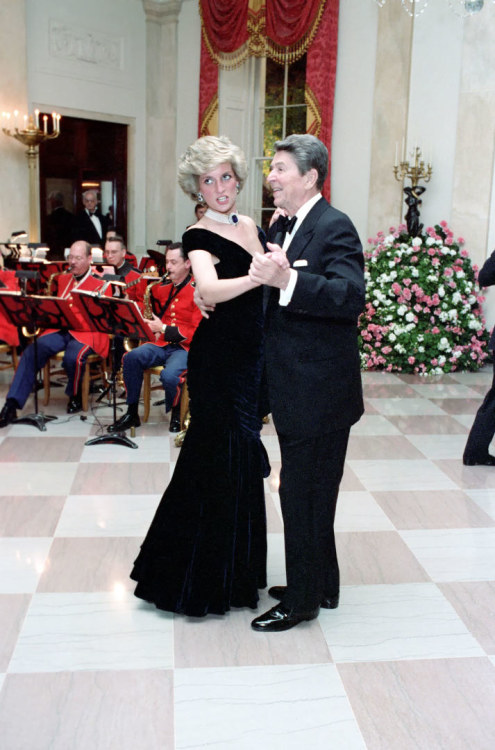 Velso princesė Diana ir JAV prezidentas R.Reiganas / Vida Press nuotr.