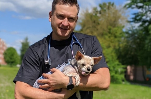 Veterinaras Paulius Morkūnas / Asmeninio albumo nuotr.