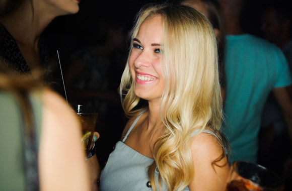 Monikos Linkytės koncerto akimirka