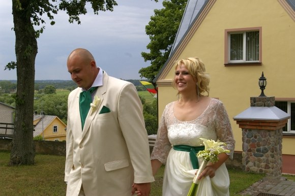 Laimos Tamulytės ir Gedimino Stončiaus vestuvių akimirka / Adelės Maželytės nuotr.